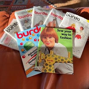 Burda Patterns and Pamphlets Lot Older and Vintage